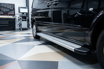 Mercedes Viano 2004-2014 гг. Боковые Подножки Maya V2 (2 шт., Алюминий) фото 1