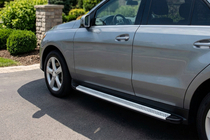 Mercedes GLE/ML class W166 2011-2018 гг. Боковые Подножки Maya V2 (2 шт., Алюминий) фото 1