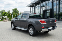 Mazda BT-50 2012- гг. Боковые Подножки Maya V2 (2 шт., Алюминий) фото 1
