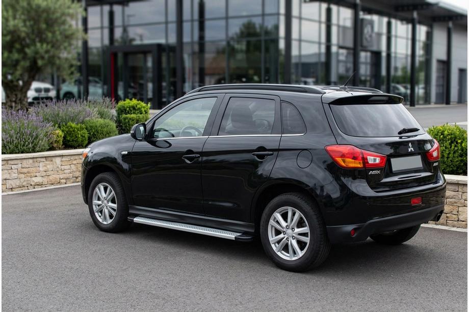 Mitsubishi ASX 2010-2023 гг. Боковые Подножки Maya V2 (2 шт., Алюминий) Image