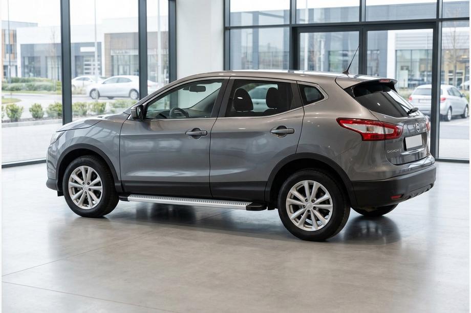 Nissan Qashqai 2014-2021 гг. Боковые Подножки Maya V2 (2 шт., Алюминий) Image