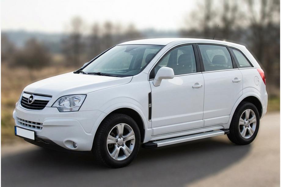 Opel Antara 2006-2017 гг. Боковые Подножки Maya V2 (2 шт., Алюминий) Image