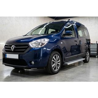 Боковые Подножки Maya V2 (2 шт., Алюминий) Renault Dokker 2013-2022 гг. фото 1