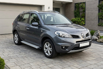 Renault Koleos 2008-2016 гг. Боковые Подножки Maya V2 (2 шт., Алюминий) фото 1