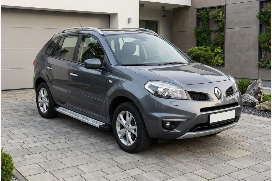 Renault Koleos 2008-2016 гг. Боковые Подножки Maya V2 (2 шт., Алюминий) Image