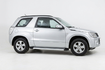 Suzuki Grand Vitara 2005-2017 гг. Боковые Подножки Maya V2 (2 шт., Алюминий) фото 1