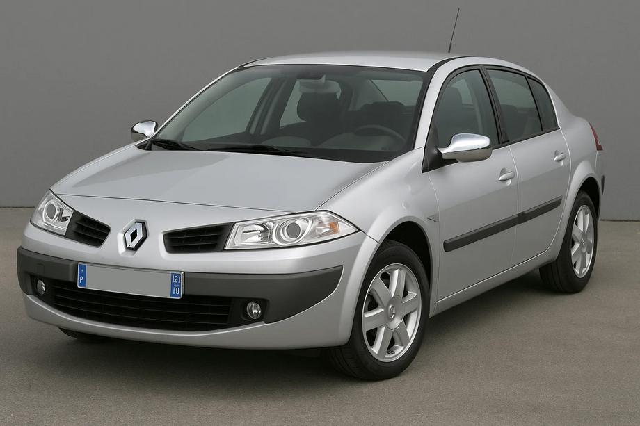 Renault Megane II 2004-2009 гг. Накладки на Зеркала (2 шт., пластик) Carmos - турецкий хром пластик Фото 2