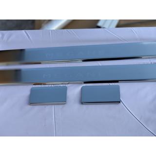 Накладки на Пороги Nataniko (4 шт., Нержавейка) Renault Megane III 2009-2016 гг. фото 3