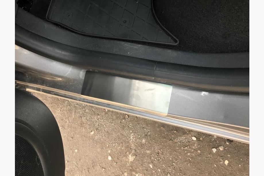 Renault Scenic/Grand 2009-2016 гг. Накладки на Пороги Nataniko (4 шт., Нержавейка) Фото 5