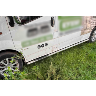 Боковые трубы BB002 (2 шт., нержавейка) фото 3