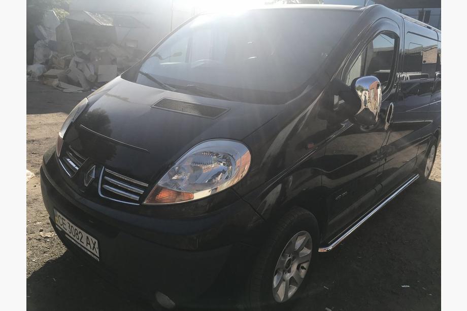 Renault Trafic 2001–2015 гг. Боковые Подножки Premium (2 шт., Нержавейка) 60 мм, короткая база Фото 4