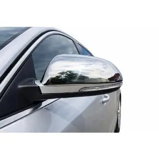 Накладки на Зеркала (2 шт., Нержавейка) Skoda Octavia II A5 2010-2013 гг. фото 1