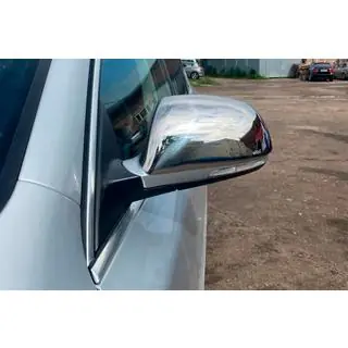 Накладки на Зеркала (2 шт., Нержавейка) Skoda Octavia II A5 2010-2013 гг. фото 4