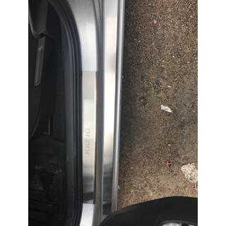 Накладки на пороги Nataniko (8 шт, нержавейка) Skoda Rapid 2012-2019 гг. фото 3