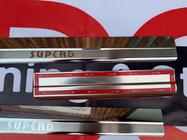 Skoda Superb 2001-2009 гг. Накладки на Пороги Nataniko (4 шт., Нержавейка) фото 4