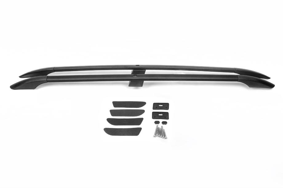 Toyota Land Cruiser Prado 120 2002-2009 гг. Рейлинги Черные Турецкие Фото 16