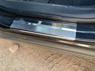 Toyota Rav 4 2013-2018 гг. Накладки на пороги Nataniko (4 шт., нержавейка) фото 9