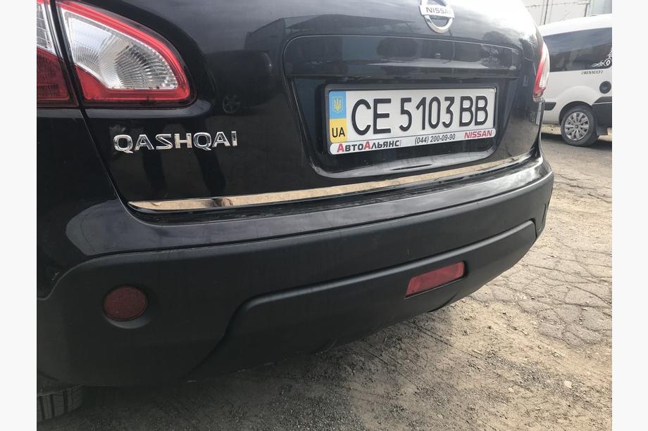 Nissan Qashqai 2010-2014 гг. Накладка кромки крышки багажника нержавейка Carmos - Турецкая Нержавеющая Сталь Фото 4