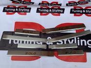 Volkswagen Polo 2010-2017 гг. Накладки на Пороги Nataniko (8 шт., Нержавейка) фото 2