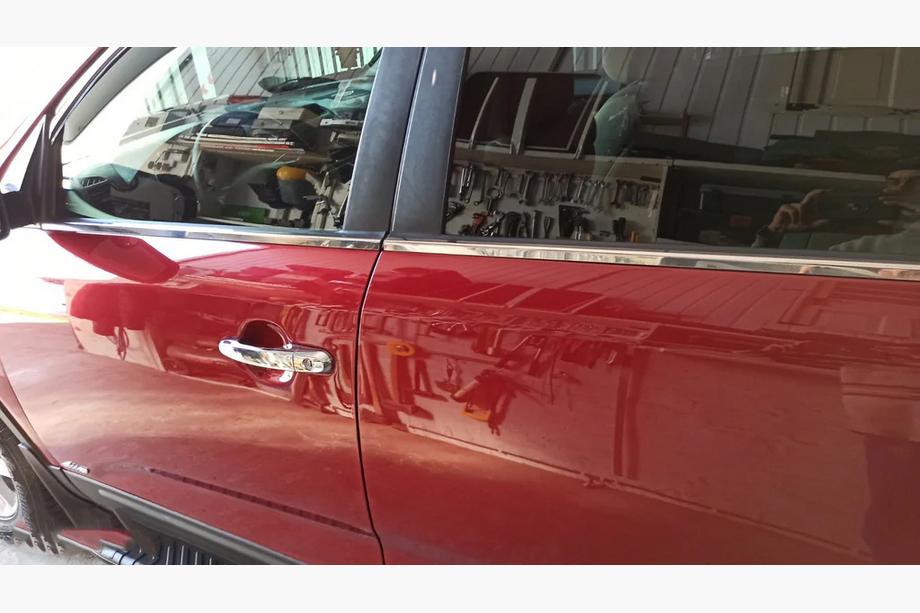 Kia Sorento II XM 2009-2014 гг. Окантовка Окон (6 шт, Нержавейка) OmsaLine - Итальянская Нержавейка Фото 3