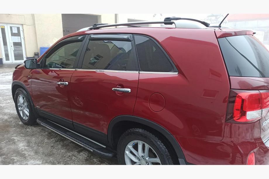 Kia Sorento II XM 2009-2014 гг. Окантовка Окон (6 шт, Нержавейка) OmsaLine - Итальянская Нержавейка Фото 8