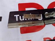 Mitsubishi Outlander 2012-2021 гг. Накладки на Пороги Nataniko (4 шт., Нержавейка) фото 3