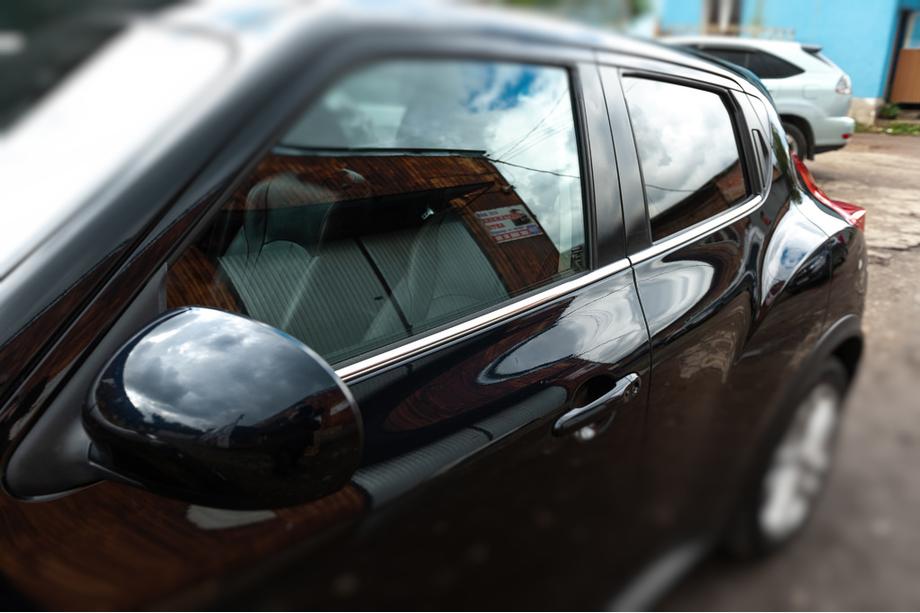 Nissan Juke 2010-2019 гг. Окантовка окон нержавейка (4 шт) OmsaLine - Итальянская Нержавейка Фото 2