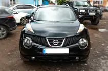 Nissan Juke 2010-2019 гг. Хромированные накладки на передние фары (2 шт., нерж. сталь) фото 4
