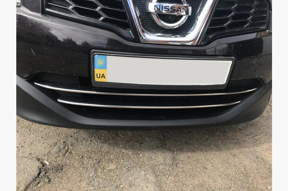 Накладки на нижнюю решетку (2 шт., нержавейка) Image Накладки на нижнюю решетку (2 шт., нержавейка) Image