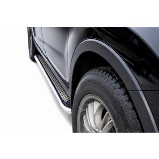 Боковые Подножки Maydos V2 (2 шт., нержавейка) Mazda CX-5 2012-2017 гг. фото 1