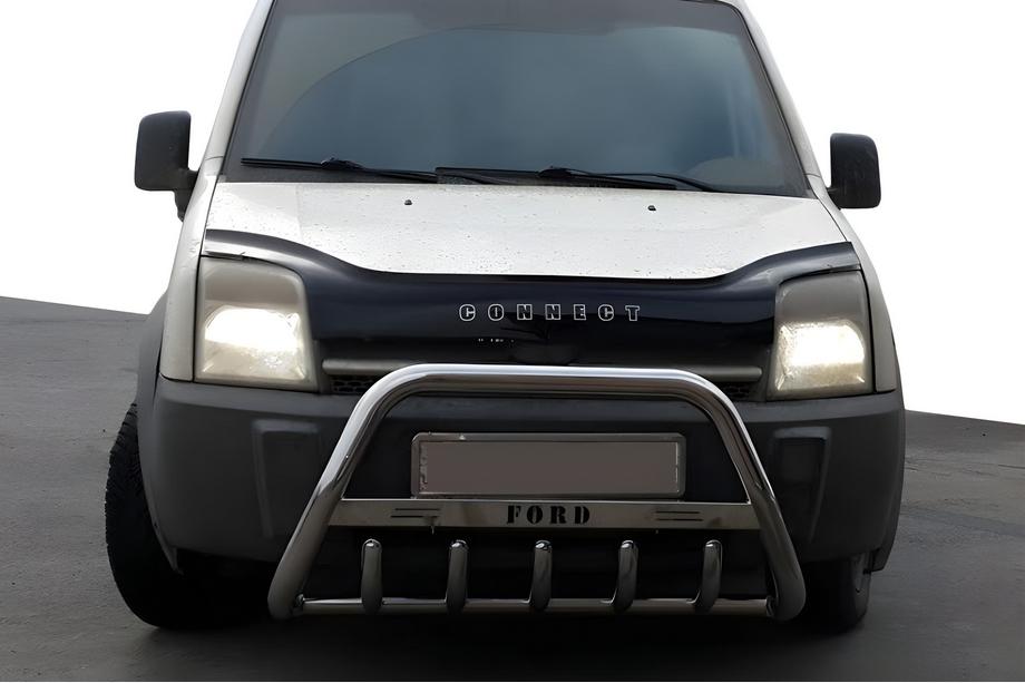Ford Connect 2006-2009 гг. Защита переднего бампера (нерж. сталь) 51 мм Image