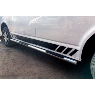 Боковые трубы (2 шт., нержавейка) фото 2