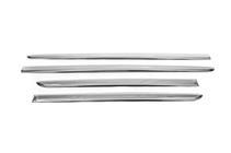 Накладки на молдинги (короткая база, 4 шт, нержавейка) фото 2