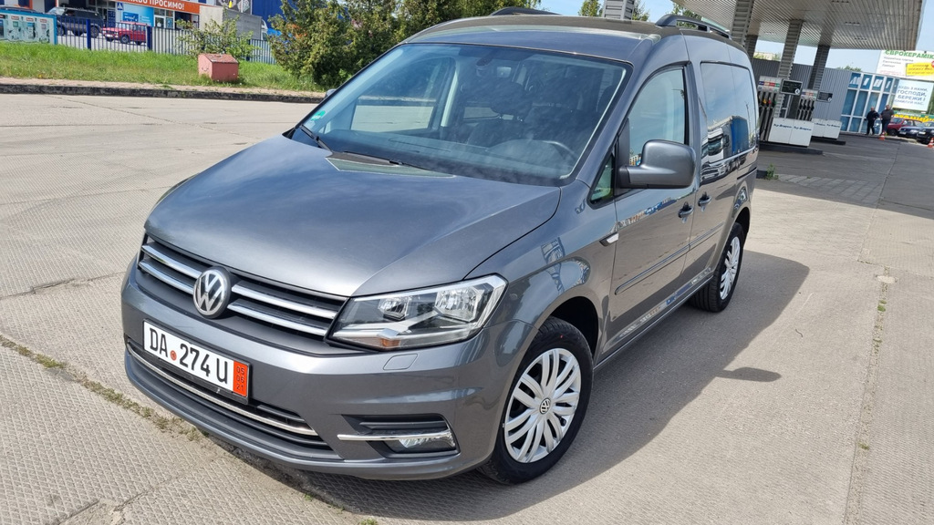 Накладки на бампер (3 шт, нерж) для Volkswagen Caddy 2015-2020 рр - фото 5