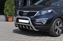 Kia Sportage 2010-2015 гг. Кенгурятник WT003 (нержавейка) фото 3