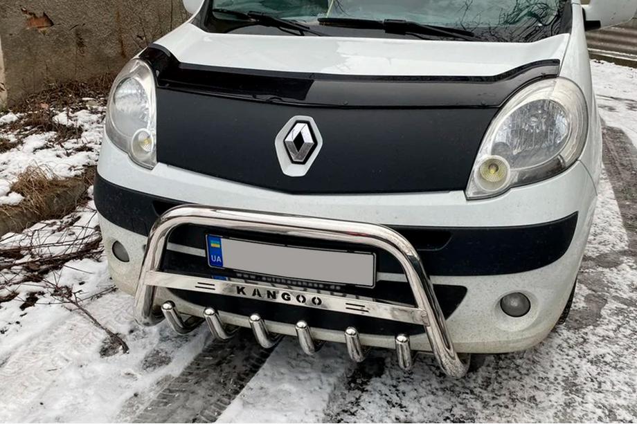 Renault Kangoo 2008-2020 гг. Защита переднего бампера WT003/004 (нержавейка) без надписи, 51 мм Image