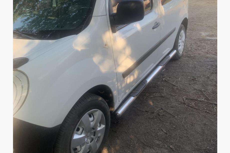 Renault Kangoo 2008–2020 гг. Боковые трубы BB002 (2 шт., нержавейка) 70 мм, длинная база Фото 8