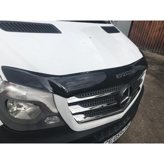Дефлектор капота 2013+ (VIP) Mercedes Sprinter W906 2006–2018 гг. фото 2