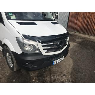 Дефлектор капота 2013+ (VIP) Mercedes Sprinter W906 2006–2018 гг. фото 3
