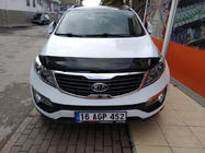Kia Sportage 2010-2015 гг. Дефлектор капота (EuroCap) фото 5