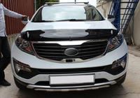 Kia Sportage 2010-2015 гг. Дефлектор капота (EuroCap) фото 3