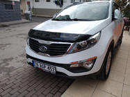 Kia Sportage 2010-2015 гг. Дефлектор капота (EuroCap) фото 4