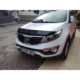 Дефлектор капота (EuroCap) Kia Sportage 2010-2015 гг. фото 4