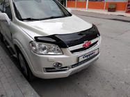 Chevrolet Captiva 2006-2019 гг. Дефлектор капота 2006-2011 EU (EuroCap) фото 7