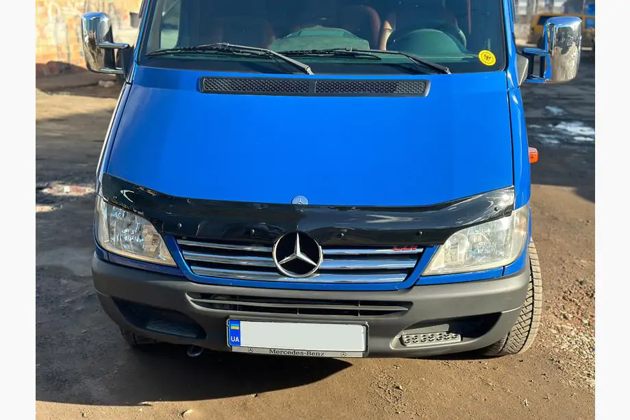 Mercedes Sprinter W901/902/903/904/905 1995–2006 гг. Дефлектор капота 2000-2006 (EuroCap) Image