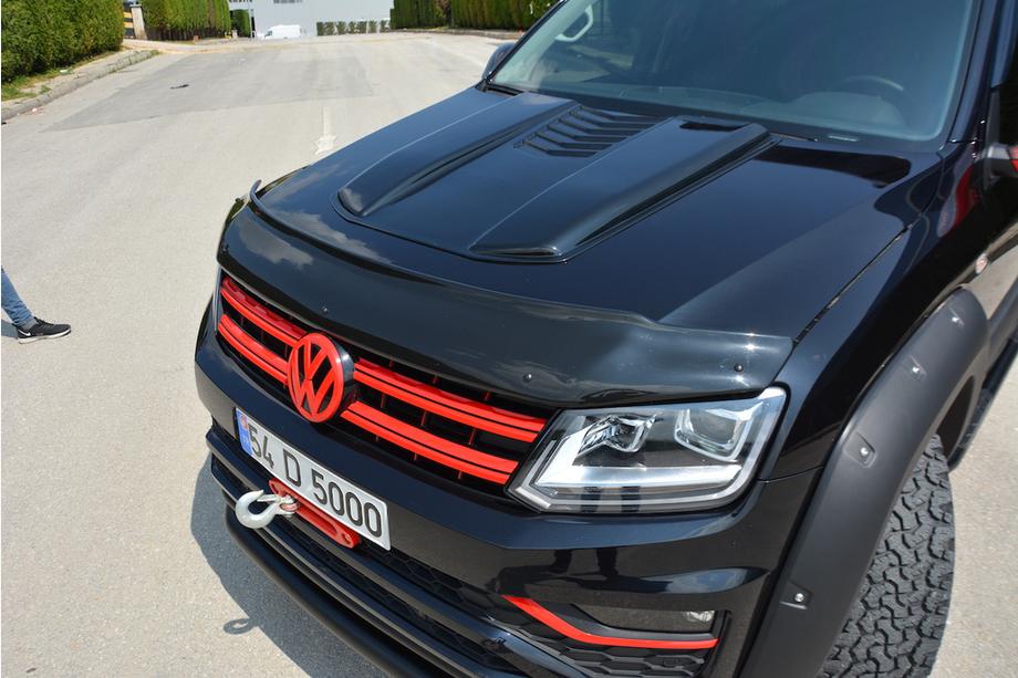 Volkswagen Amarok 2010-2022 гг. Дефлектор капота (EuroCap) Фото 20