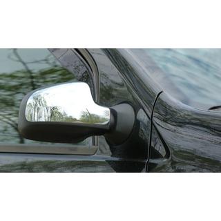 Хром Накладки на Зеркала ВЕРХНИЕ Вариант 2 (2шт) Renault Duster 2008-2017 гг. фото 1
