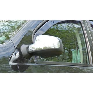 Хром Накладки на Зеркала ВЕРХНИЕ Вариант 2 (2шт) Renault Duster 2008-2017 гг. фото 2