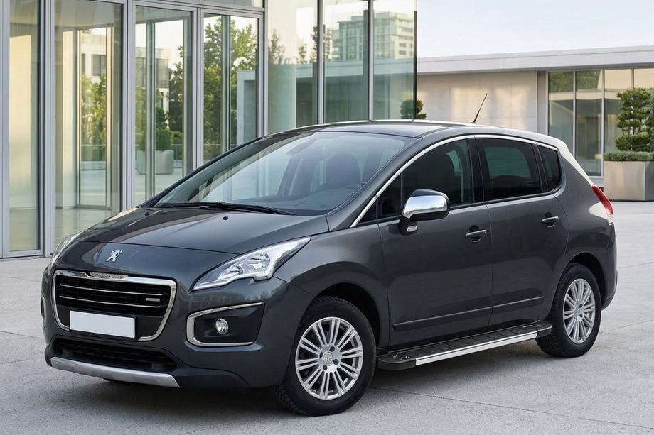 Peugeot 3008 2008-2016 гг. Боковые пороги RedLine V1 (2 шт., алюминий) Image