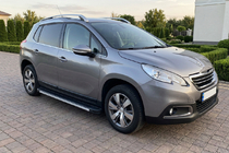 Peugeot 3008 2008-2016 гг. Боковые Подножки Maya V1 (2 шт., Алюминий) фото 1